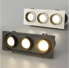 

decoración de habitación led para quarto 220v ângulo ajustar stretchable regulável cob recessed downlight 45w redonda conduziu a