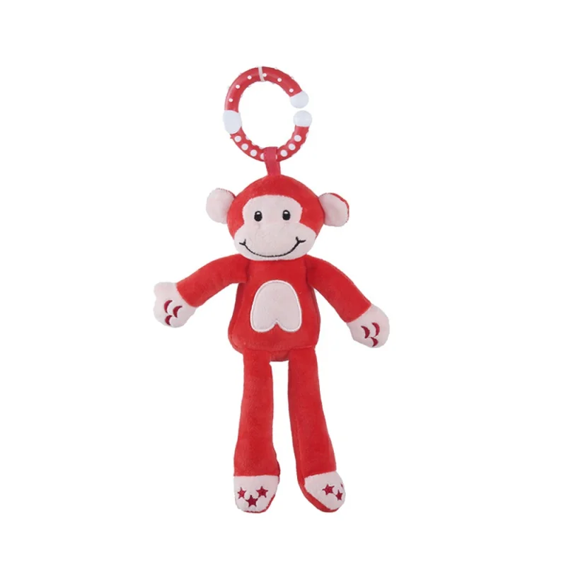 Детские игрушки, подвесная погремушка, скрипучий, развивающая игрушка для новорожденных, детская коляска, автомобильное сиденье, кроватка для путешествий, плюшевое животное, ветер - Цвет: R