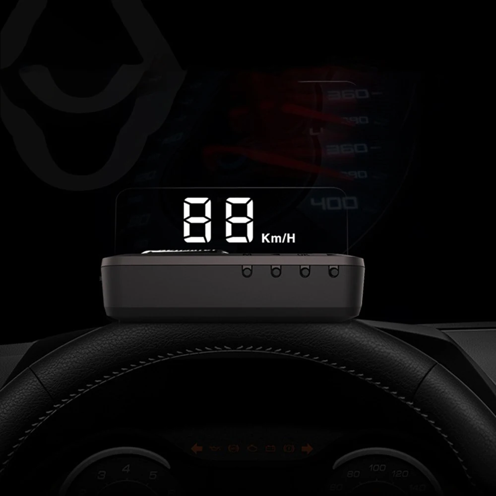 C-HUD головой вверх дисплей Авто H80 автомобиля Скорость проектор Скорость ometer автомобильный детектор KMH