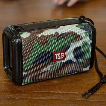 

TG163 Music Player Outdoor Portable Stereo Sound Box Speakers Car Subwoofer FM TF Card Wireless Bluetooth Speaker