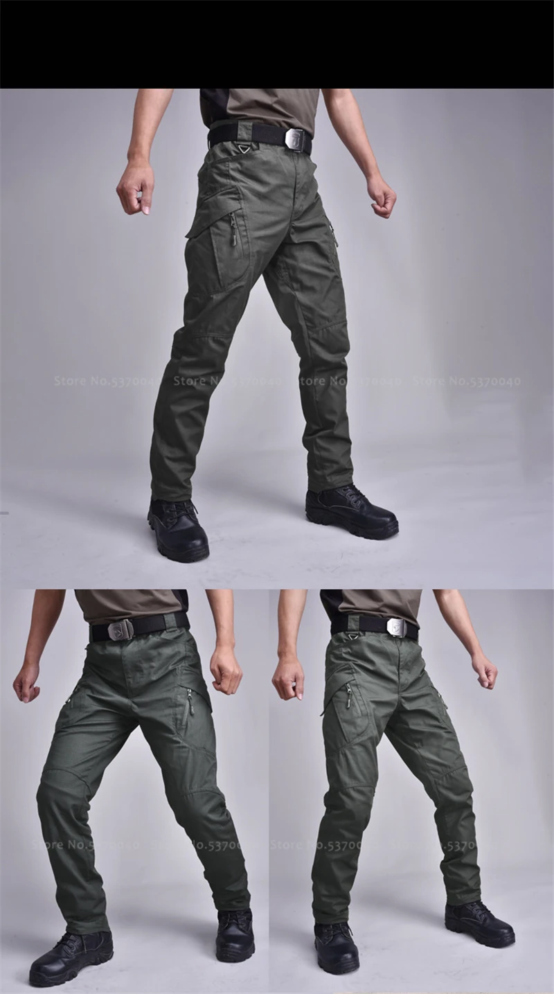 Мужские армейские тактические брюки-карго SWAT армейский солдат военная форма с карманами для охоты водонепроницаемые ветрозащитные повседневные брюки