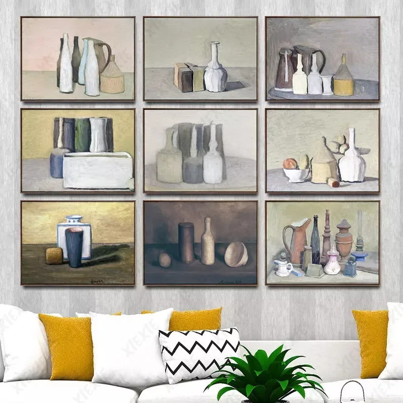

Still Life Furniture Tableware Canvas Painting Nordic Style Posters Watercolor Wall Art Picture Decoration Home Living Room