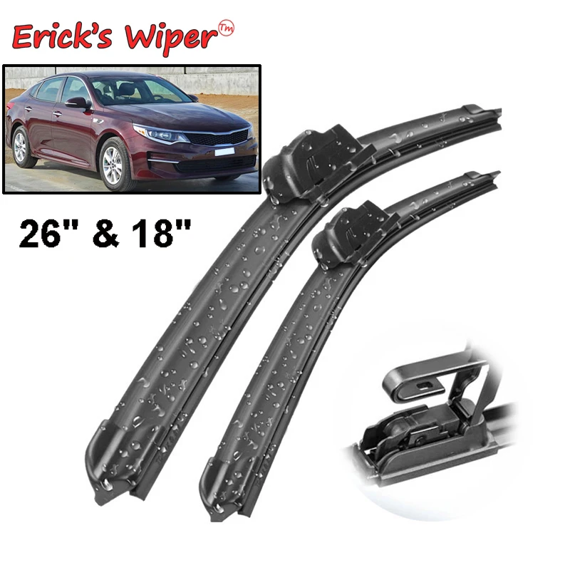 Erick's Wiper LHD Front Blades For KIA Optima MK4 2015 - 2020 Windshield Windscreen Window 26&quot+18&quot | Автомобили и