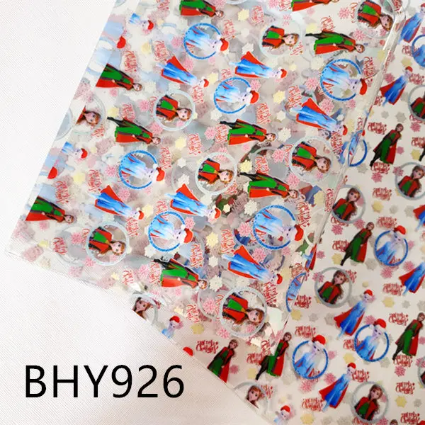 BHY926 A4 20*33 см принцесса персонаж мультфильма прозрачный принт ПВХ ткань для DIY аксессуары BHY902 - Цвет: BHY926