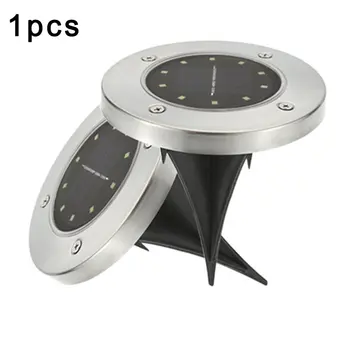 

Led Solar Lawn Lamp Solar Power Buried Light Under Ground Lamp Outdoor Path Way Garden Decking Light Warm White ICOCO CE