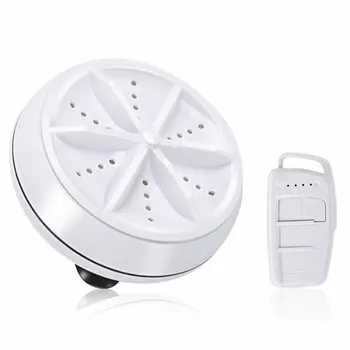 

Ultrasonic Turbo Washing Machine Portable Travel Washer Air Bubble And Rotating Mini Washing Machine
