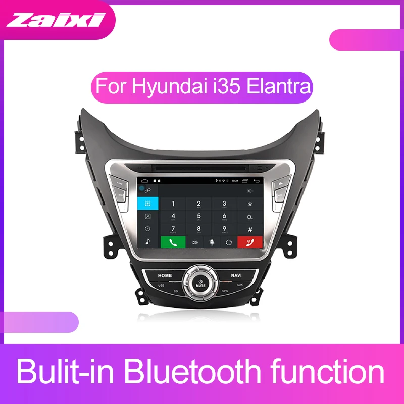 Discount ZaiXi Android Car Multimedia player For Hyundai i35 Elantra / Fludic Elantra GPS 2 Din WIFI GPS Navigation Autoradio Radio Maps 3