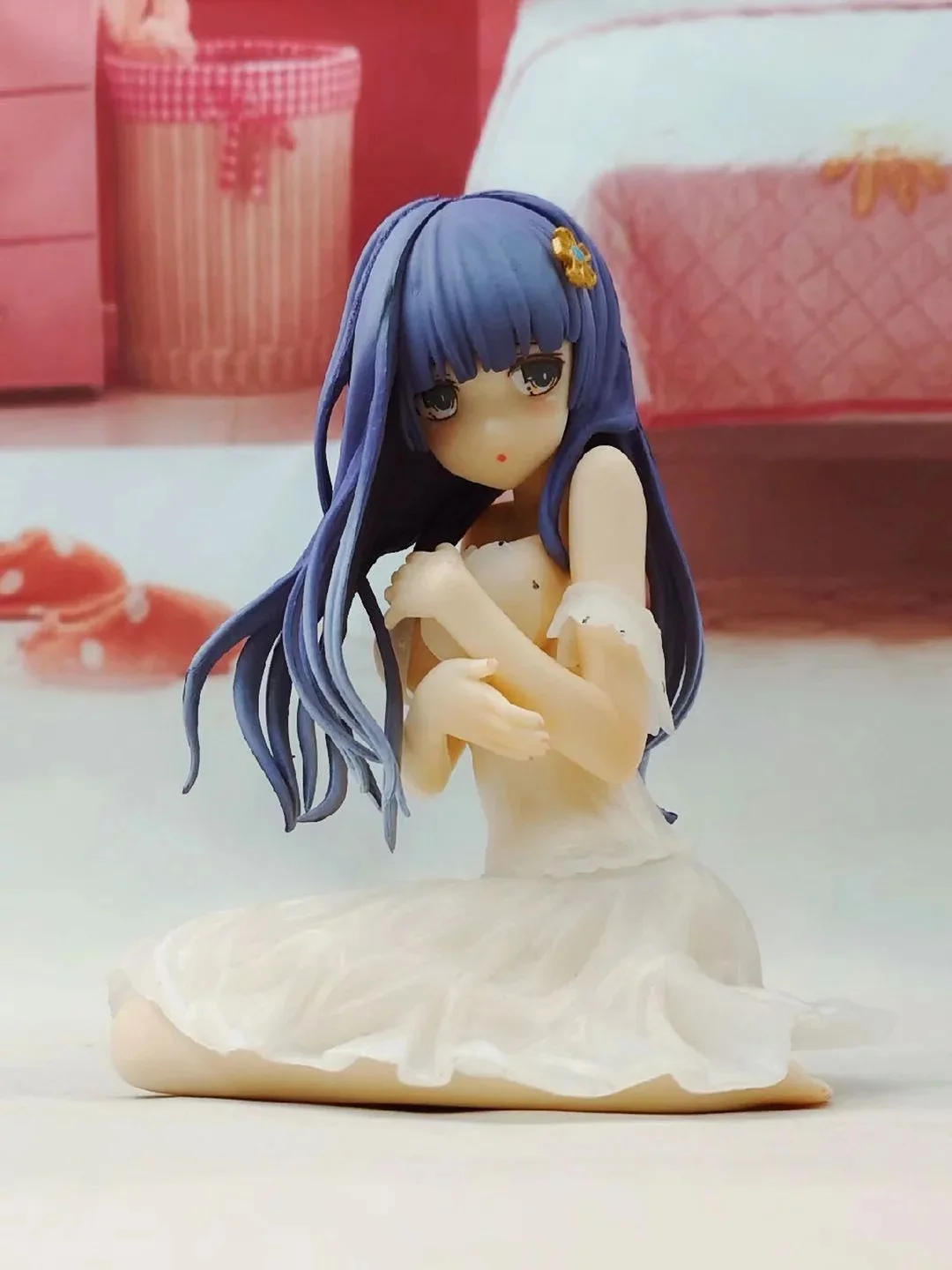 

Anime Garage Kit Date Major Combat Induced xiao mei Nine Date A Live Kneeling Boxed Decoration