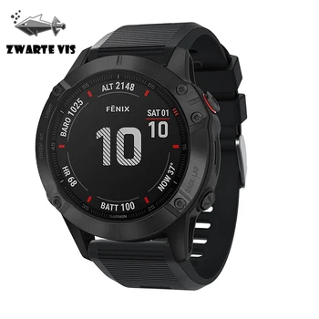 

For Garmin Fenix 6x Silicone Watch Band 26mm Men's For Garmin Fenix 6x Strap Heart Rate Watch Accessories For Fenix Watch Strap