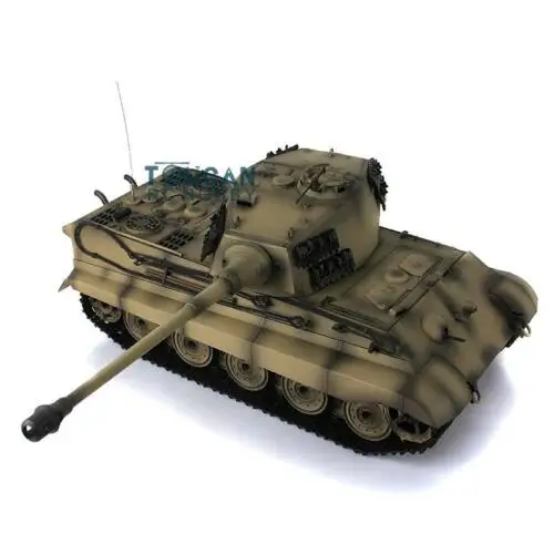 HengLong 1/16 масштаб King Tiger RTR rc Танк 360 градусов трек колеса 3888A желтый TH05251