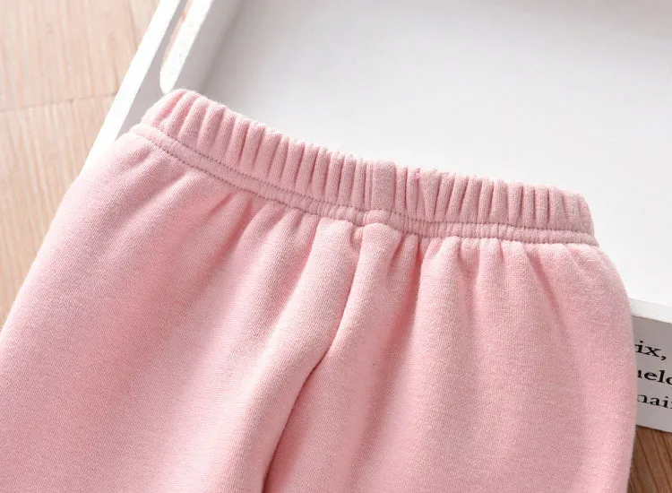 Autumn Spring Winter Warm Thick Girls Baby Long Pants 1-6 Years Old Kids Children Leggings Soft Cotton Infant Trousers Outwear