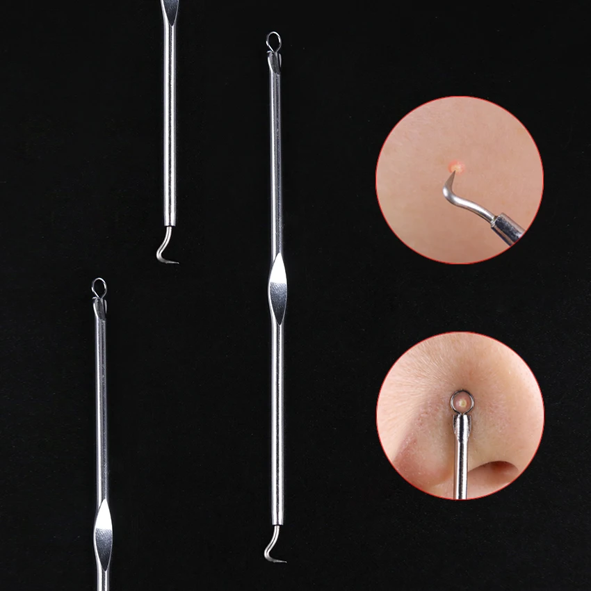 1PC Stainless Steel Blackhead Remover Needles Acne Pimple Blemish Treatments Face Skin Care Beauty Tools