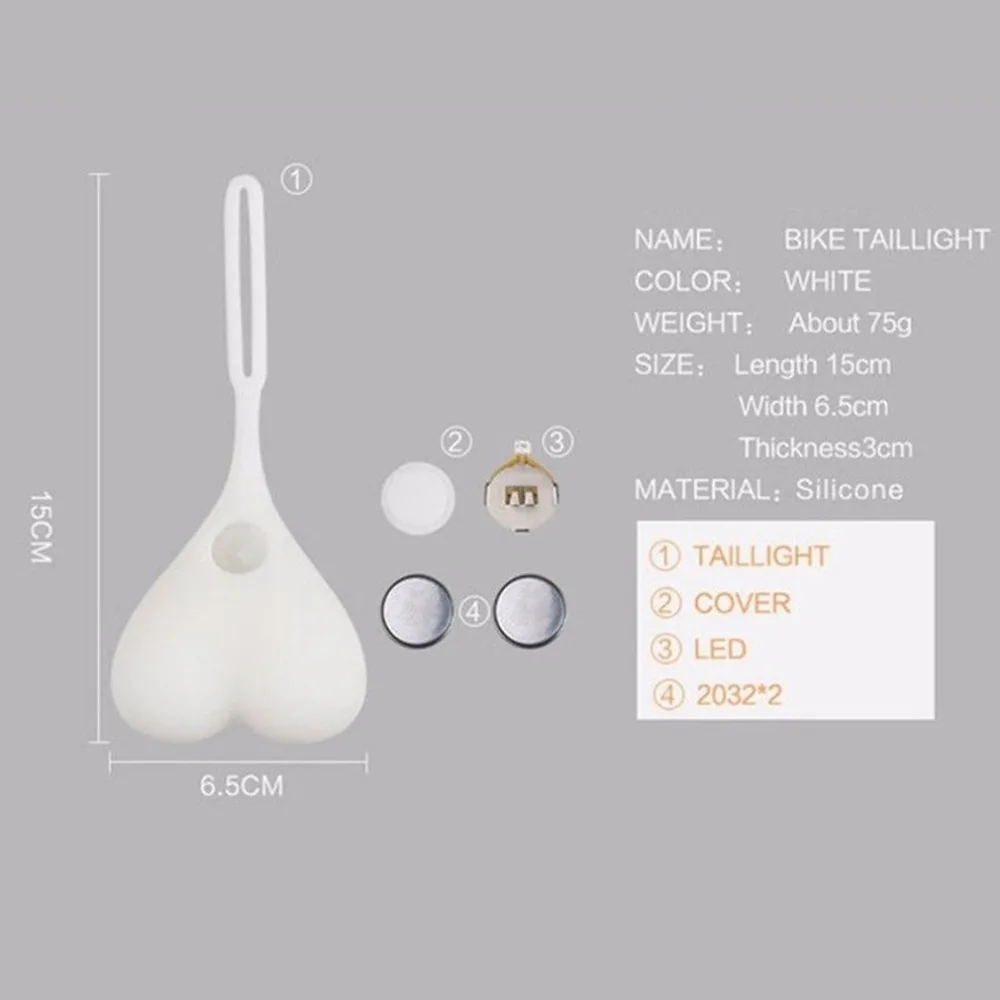 Clearance Cycling Balls Tail Silicone Light Creative Bike Waterproof Night Essential LED Red Egg Lamp Bicycle Seat Back Light 5 Clearance Cycling Balls Tail Silicone Light Creative Bike Waterproof Night Essential LED Red Egg Lamp Bicycle Seat Back Light 5