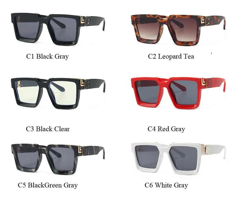 Retro Square Sunglasses 3