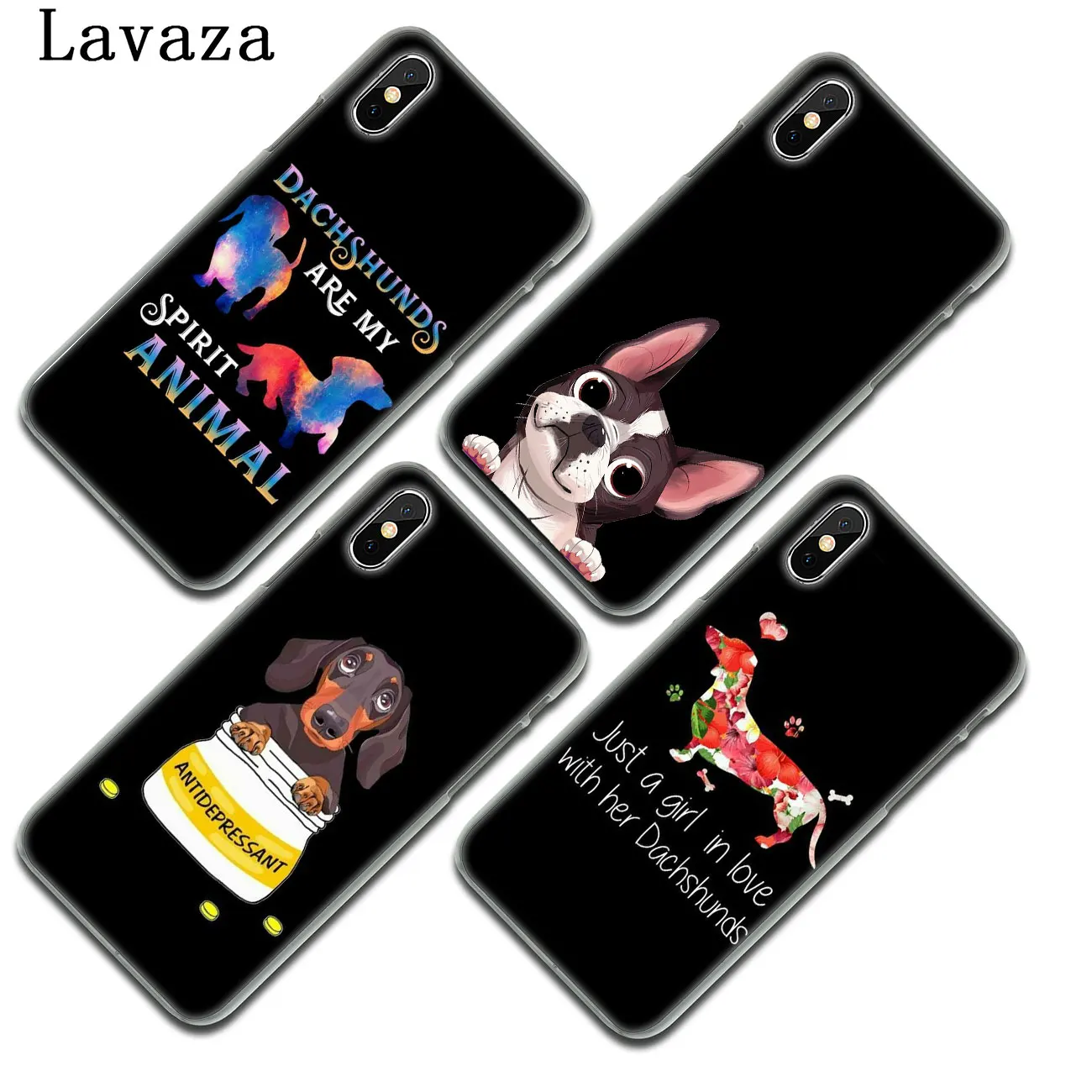 Lavaza Одежда для собак милый жесткий чехол для телефона iPhone XR X 11 Pro XS Max 8 7 6S 5 5S SE 4S 4 10