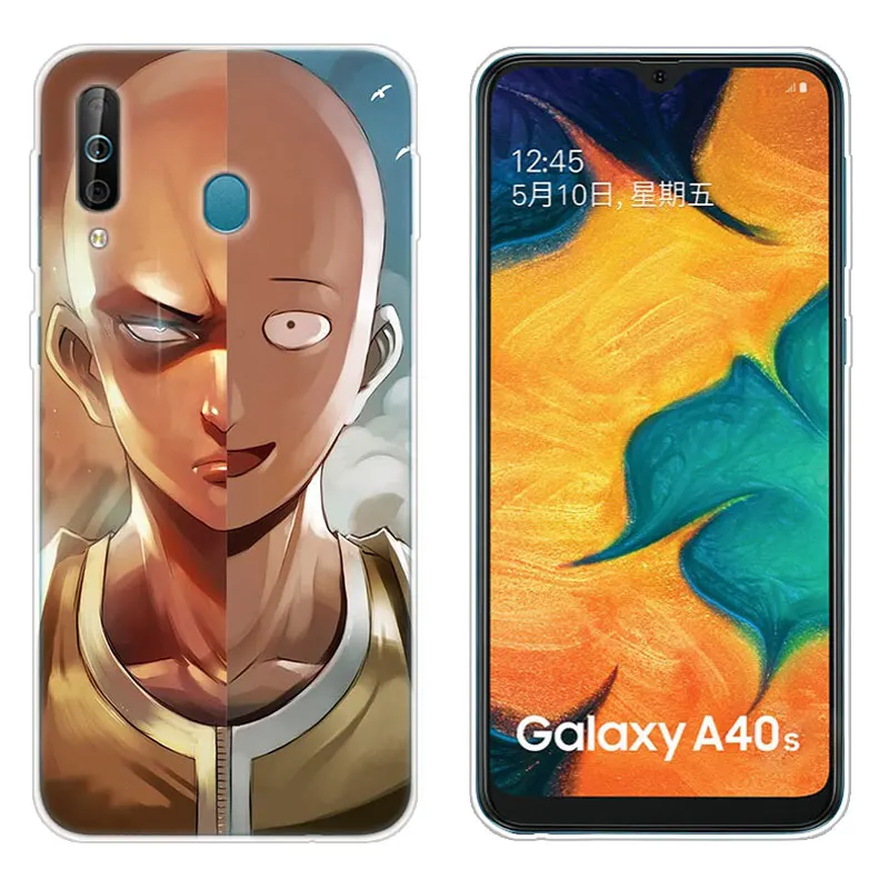Роскошный силиконовый чехол с Аниме One Punch Man для Samsung Galaxy Note 10 Pro 9 8 M10 M20 M30 M40 S8 S9 S10 Plus