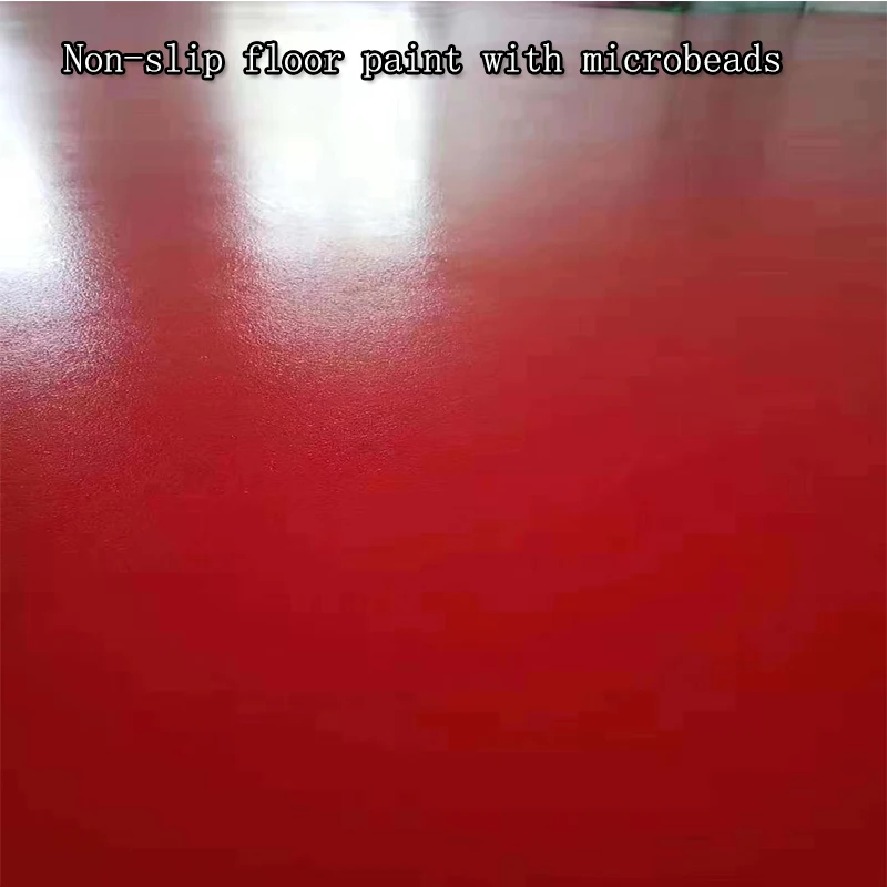 epoxy resin Non-slip floor paint with microbeads ground painting cement concrete coating flooring glue strong adhesion afbeelding