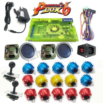 

DIY kit with Newest Pandora Box 6 family version 1300 in 1 Copy Sanwa joystick button HDMI/VGA For Arcade Game Cabinet Machine