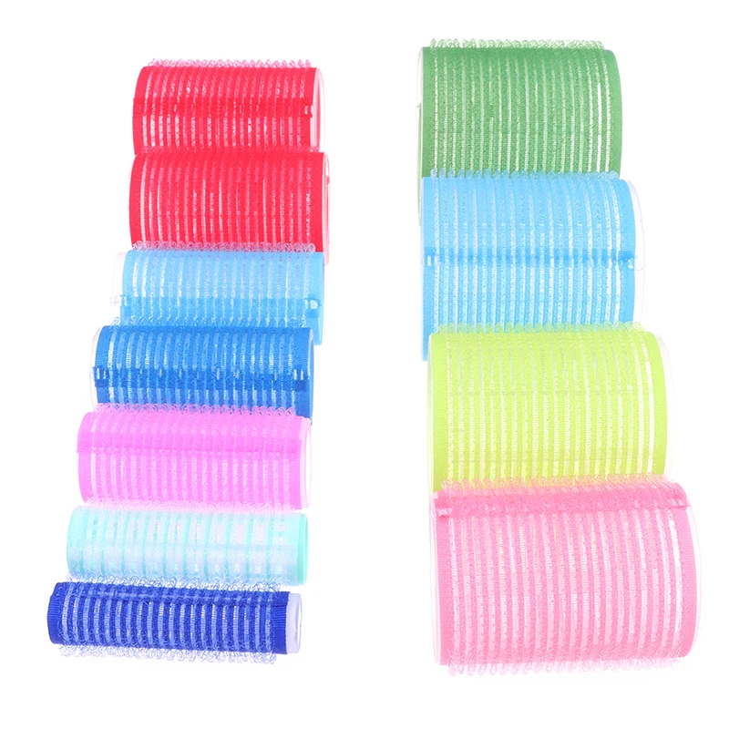 Multi Size Random Color Large Self Grip Hair Rollers Pro Salon Hairdressing Curlers 6/12Pcs/Set