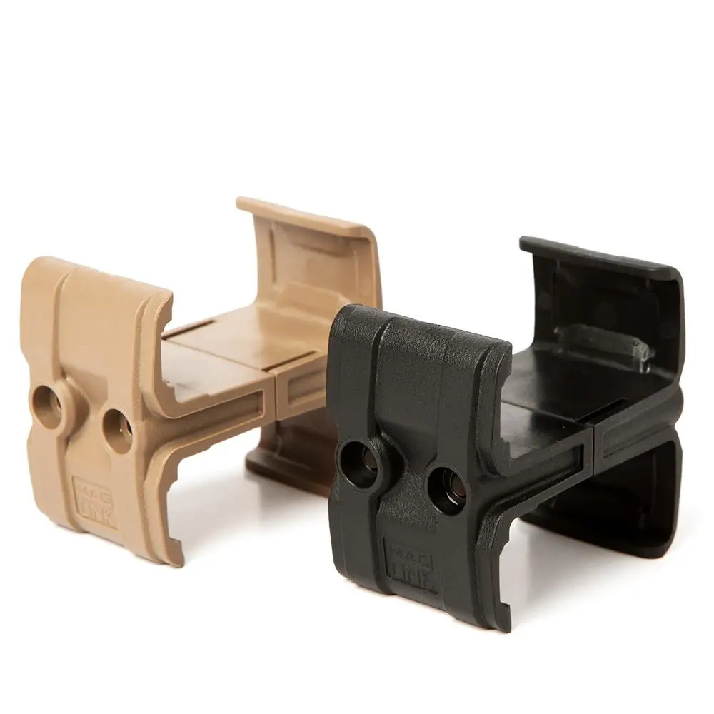 Nylon Clip AR15 Rifle Gun Dual Magazine Coupler Link Magazine Speed