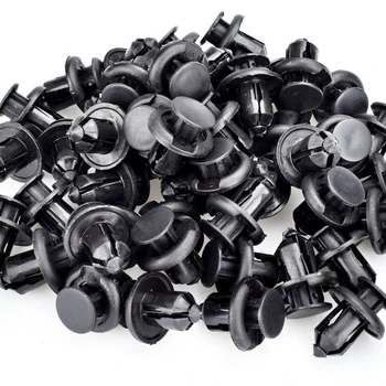 

Fender Car Clips 100Pcs Black Nylon Plastic Rear Rivet Bumper Retainer