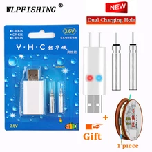WLPFISHING поплавки для рыбалки, электрические поплавки, перезаряжаемая батарея CR425, поплавки для рыбалки, аксессуары, подходит для различных устройств зарядки WLPFISHING поплавки для рыбалки, электрические поплавки, перезаряжаемая батарея CR425, поплавки для рыбалки, аксессуары, подходит для различных устройств зарядки