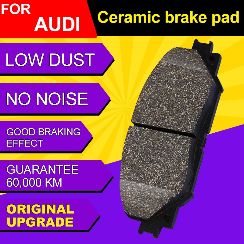 

Car Front and rear Ceramics Brake Pads,brake shoe linings,brake block for Audi S4 S5 2008-2019 3.0T