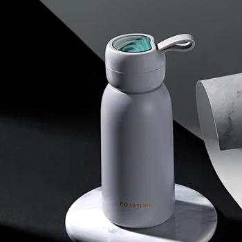 

Portable Small Thermos Bottle 350ml Insulated Cup Coffee Mug Home Office Vacuum Flask 304 Stainless Steel Tumbler Lovers Gifts