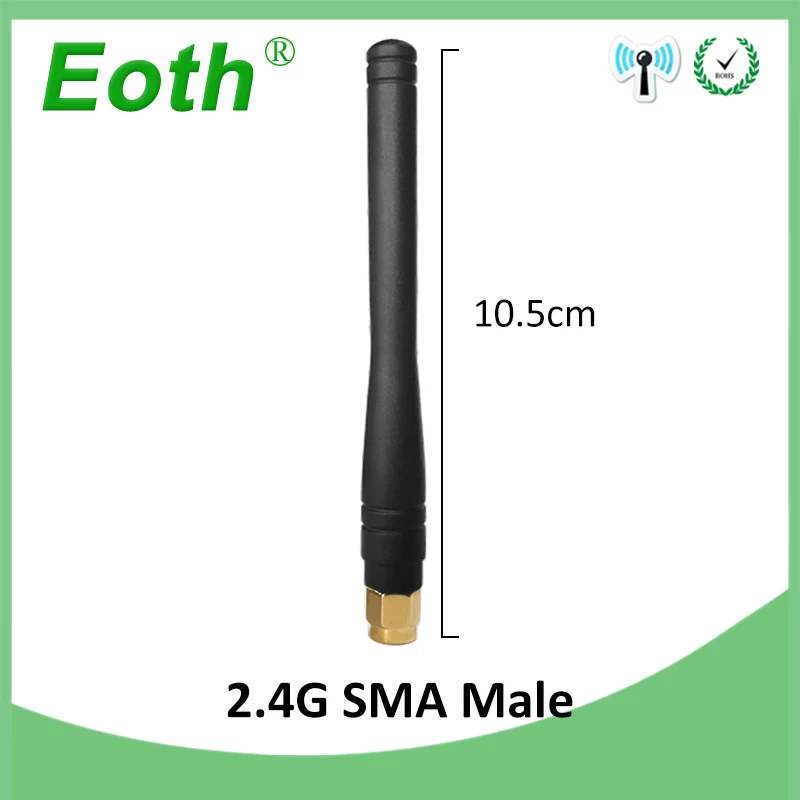 2 шт 2,4 ГГц антенна wifi SMA разъем 3dbi антенна 2,4 ГГц антенна wi fi 2,4 г Антенна для беспроводной wi-fi роутера антенны