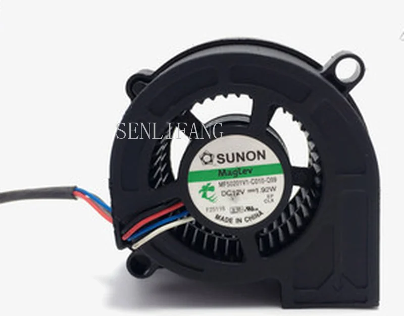 

Free shipping MF50201V1-C010-Q99 DC 12V 1.92W 4-wire 50x50x20mm Server Cooler Fan