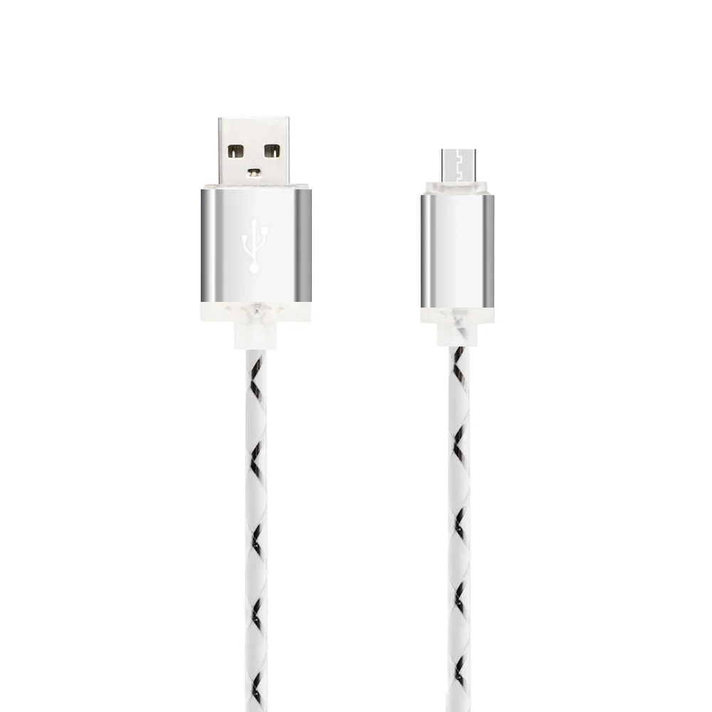 1 м зарядное устройство кабель светодиодный свет микро USB зарядный шнур для Samsung