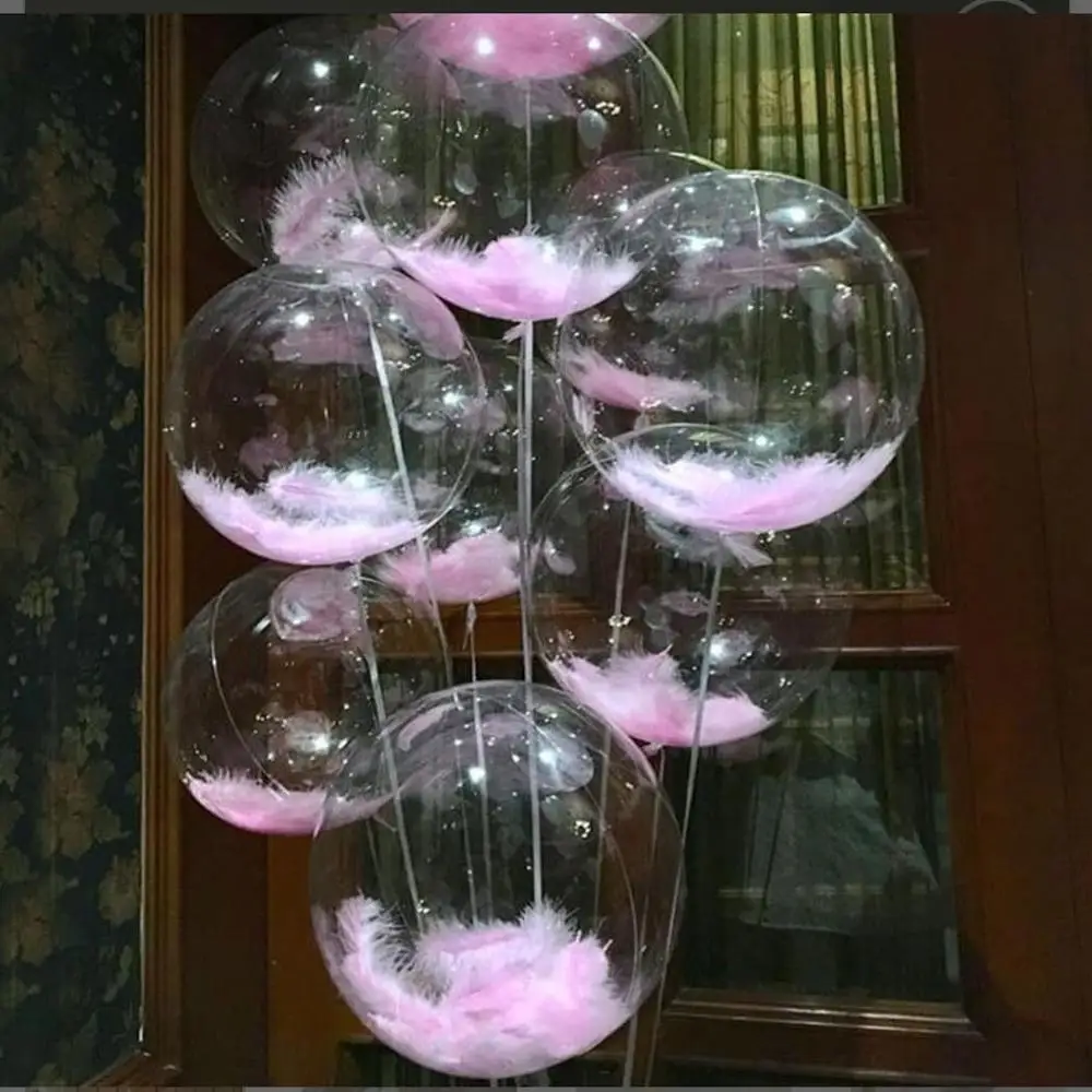 Macaron Feather Bobo Balloons 2