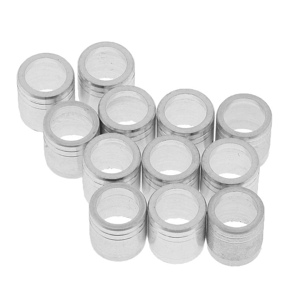 Archery Arrow Explosion-proof Ring For Outer Diameter 7.6mm Arrow Shaft, Set of 12 Various Color