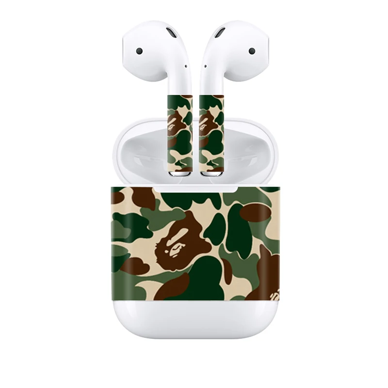 3m ПВХ печать наклейки для Apple гарнитура Airpods высокое качество защитные
