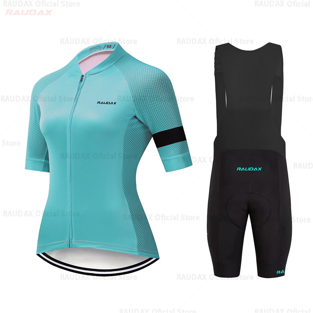 Bib cycling set Велосипедная одежда Джерси Набор женский летний Велоспорт Джерси короткий рукав Ropa Ciclismo дорожный велосипед Джерси MTB велосипедная одежда - Цвет: Bib cycling set
