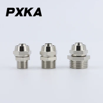 

Free shipping 2PCS 8mm-02 thread straight through 6-01/10-03 for quick-tightening joint of lock mother high-pressure air pipe