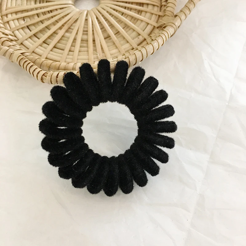 Elastic Knit Spiral Hair Ties - Stylish Hair Accessories