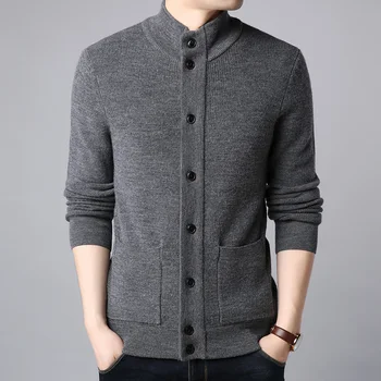 

2020 new autumn winter men long sleeve knitting sweaters men's clothing bottoming shirt ws107