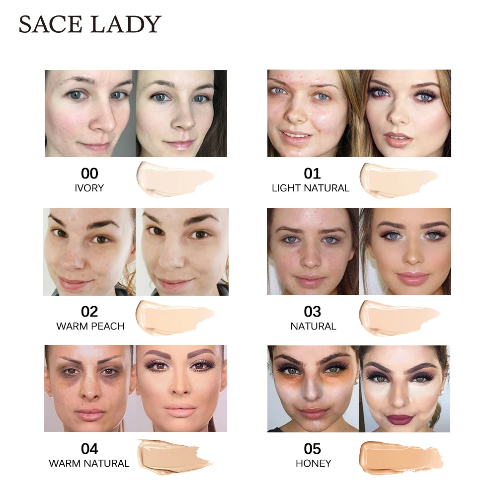 SACE LADY жидкий консилер для макияжа полное покрытие корректор темных кругов под