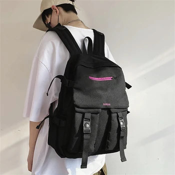 

NEW Original Design Schoolbag High School Students Hip Hop Tooling Wind Street Shooting Large Capacity Backpack Female Backpack