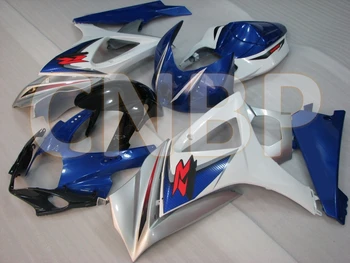 

for Suzuki GSXR1000 2007 - 2008 K7 Plastic Fairings GSXR1000 2007 Blue White Abs Fairing GSX-R1000 07 Full Body Kits