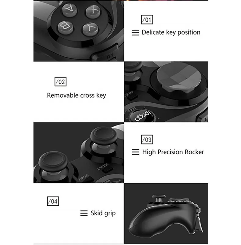 Беспроводной Bluetooth геймпад Телескопический игровой контроллер Джойстик для Ios Android планшет ТВ Джойстик контроллер Pubg контроллер