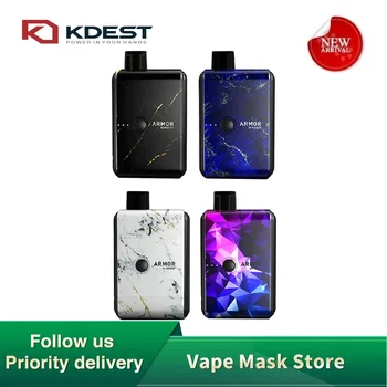 

NEW Original KDEST Armor Pod System Starter Kit with 1000mAh Battery & 2ml Pod Cartridge & 0.6ohm Coil vs Drag Nano/ pal 2 pro
