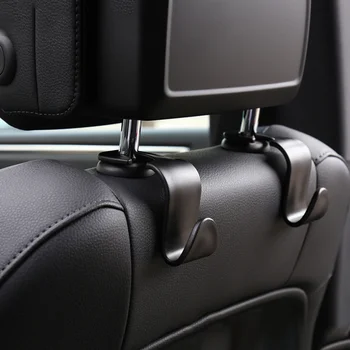 

Car Seat Back Hook Universal Portable Car Accessories Interior Hanger Holder Storage for Car Bag Purse Cloth Decoration Dropship