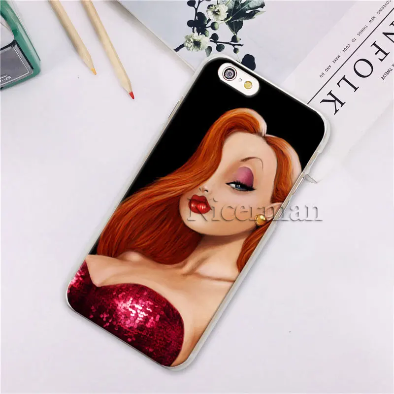 Сексуальный чехол для телефона Jessica Rabbit для Apple iPhone X, XR, XS, 11 Pro Max, 7, 8, 6, 6s Plus, 5 5S, Жесткий Чехол