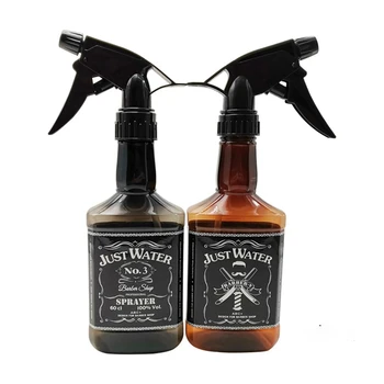 

10Pcs 350Ml Whiskey Refillable Spray Bottle Portable Oil Liquid Water Atomizer Professional Barber Hairdressing Tool