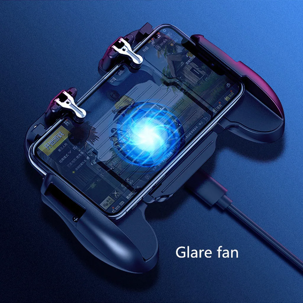  Mobile Game Controller Gamepad Trigger For PUBG 4in1 Cooling Gamepad Shoot And Aim Trigger button f