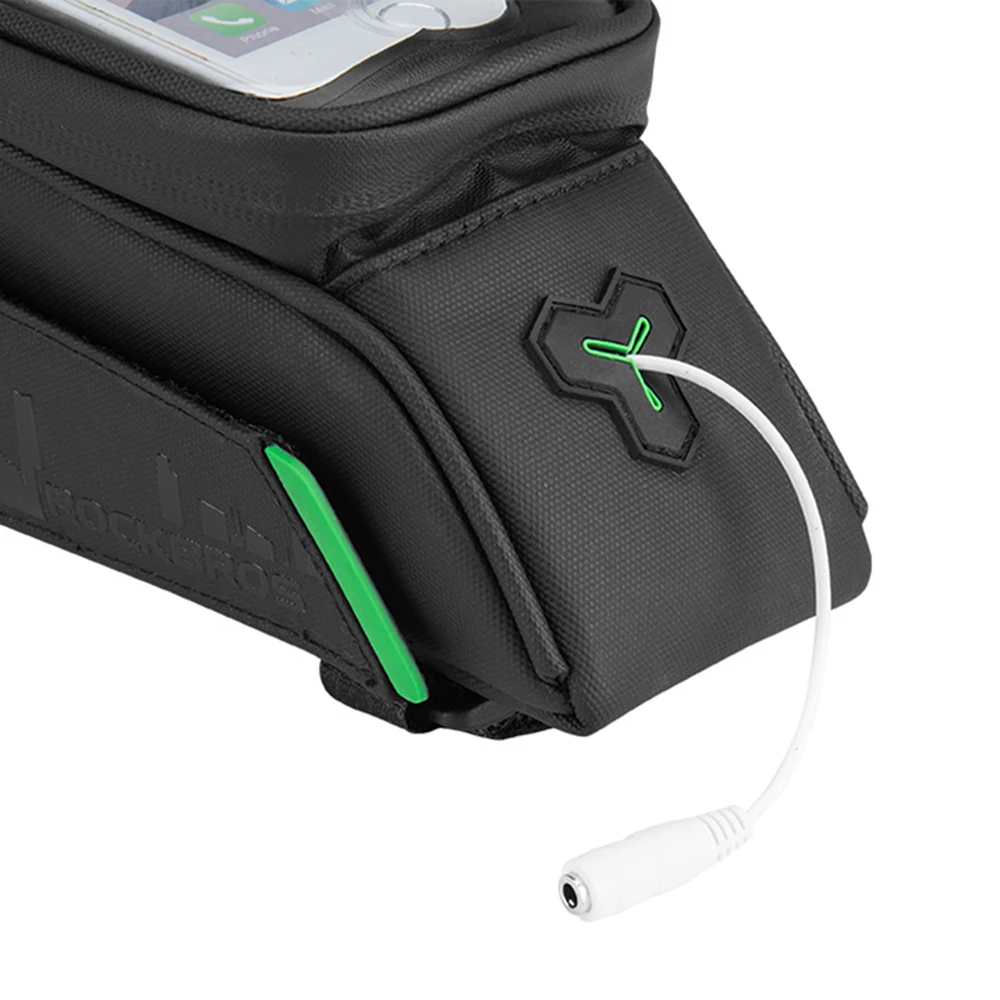 Cycling Touch-screen Bike Top Tube Bag Bike Bicycle Front Frame Bag Phone Pouch Cell Mobile Phone Bike Storage Case
