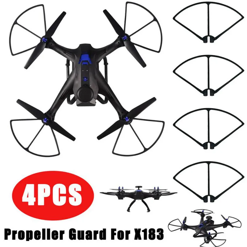 

4PCS Blade Protective Bumper Premium Accessories Protector Frame RC Quadcopter Propellers Guard for X183/X183s Durable