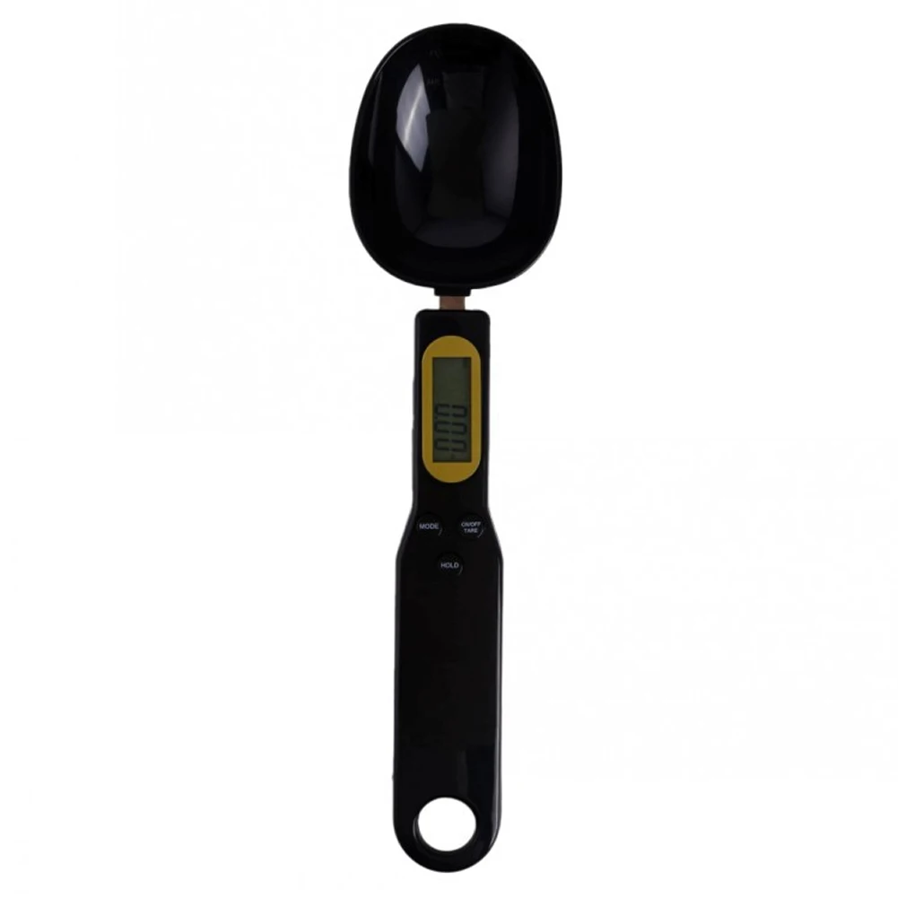 

500g 0.1g Home Food Black Kitchen LCD Display Scale Tools Milk Powder Measuring Spoon Weighing Electronic Portable Digital